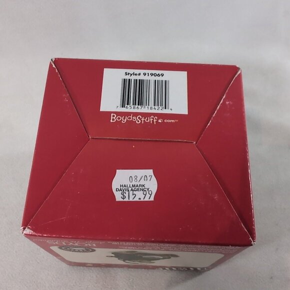 M&M's Boyds Bears Bearstone Collection 2006 Christmas Santa Figure 91906 NEW - Picture 5 of 9